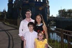 Dr. Turman with his wife and 2 children