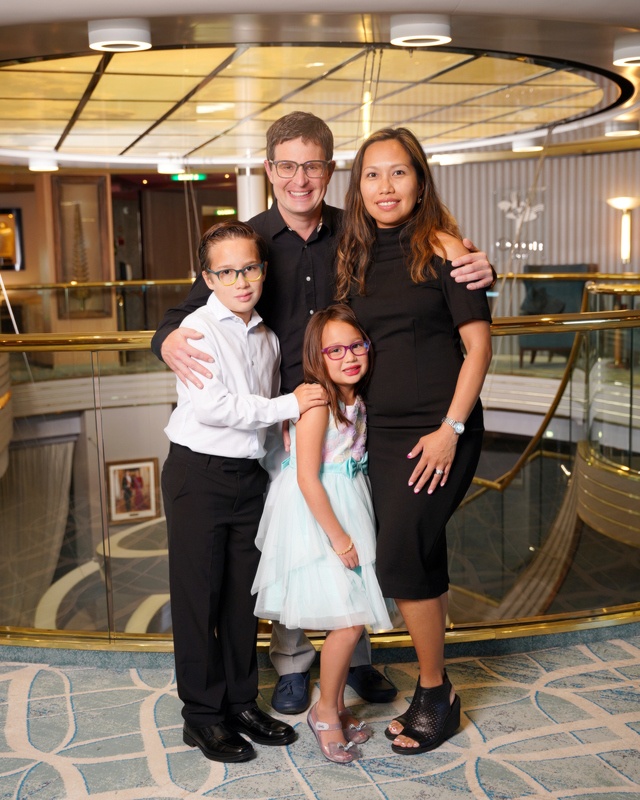 Dr. Turman with his wife and 2 children